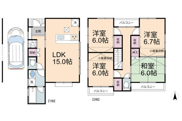 八潮市大字南川崎の中古一戸建て