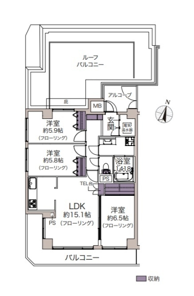 ライオンズマンション草加西町