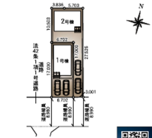 八潮市伊草1丁目　新築一戸建て　12期　　2号棟