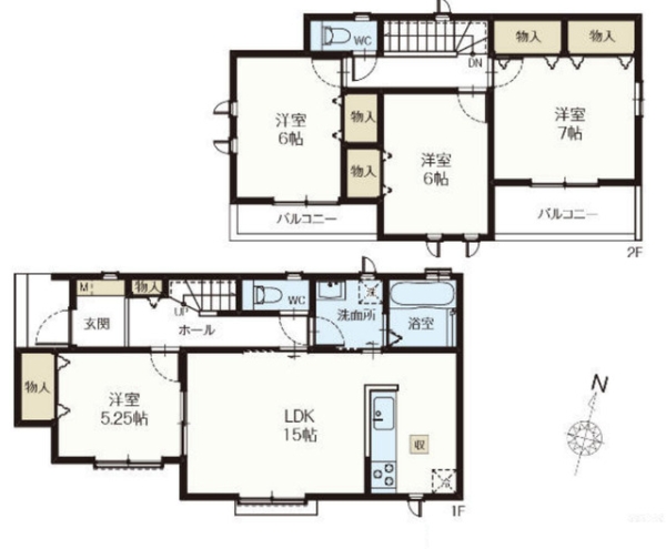 八潮市大曽根 新築一戸建て C号棟