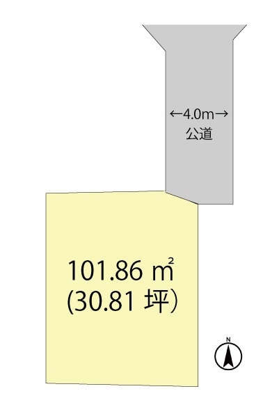 草加市金明町　売地