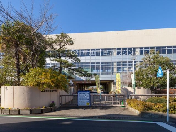 草加市金明町の土地(長栄小学校)