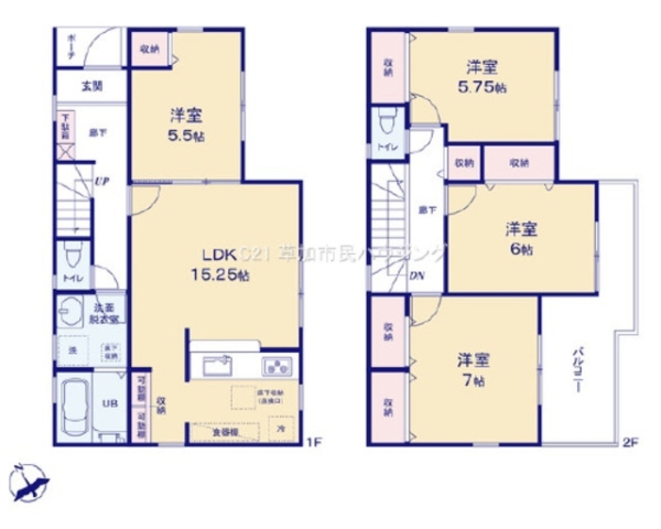 八潮市木曽根　新築一戸建て　3期