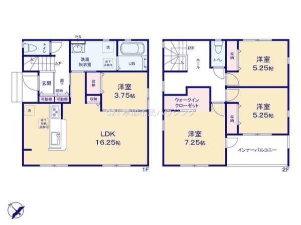 八潮市伊勢野　新築一戸建て　2号棟