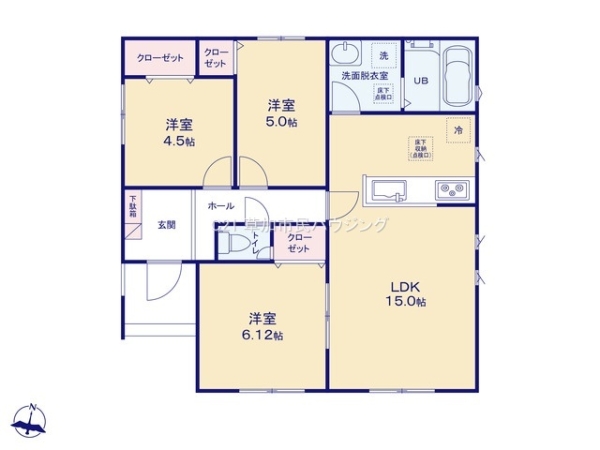 草加市苗塚町　新築一戸建て　23　1期8号棟