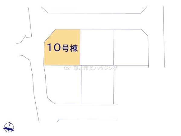 草加市苗塚町　新築一戸建て　23　1期10号棟