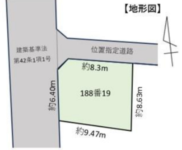 草加市新善町　売地