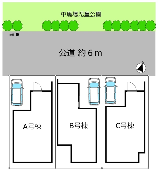 八潮市中央2丁目　新築一戸建て　1期　A号棟