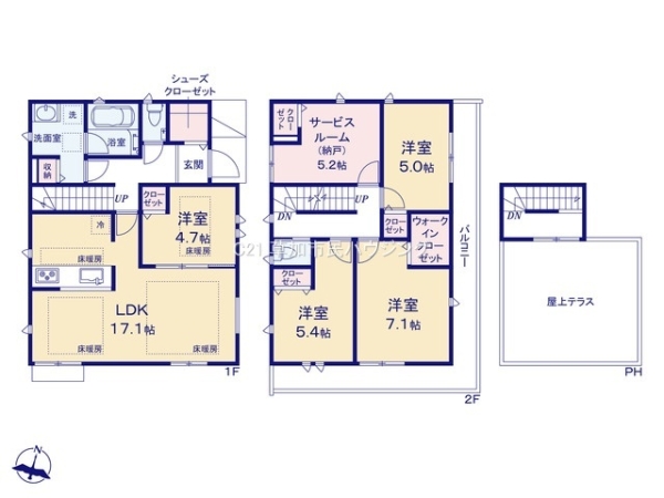 草加市中根2丁目　新築一戸建て