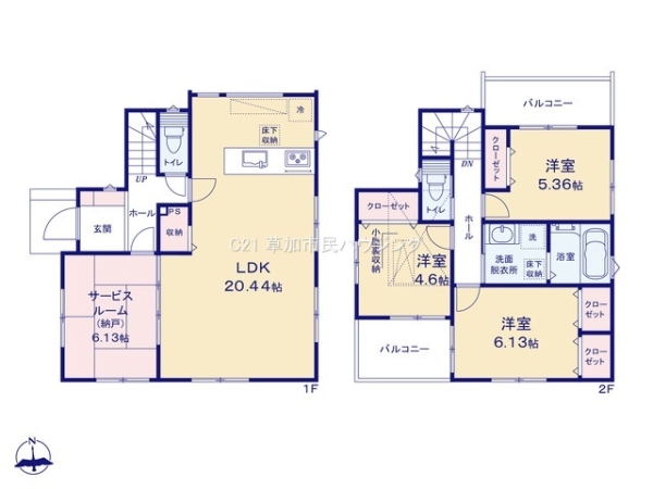 草加市吉町4丁目　新築一戸建て