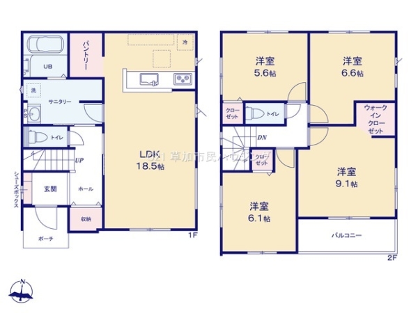 八潮市新町　新築一戸建て　2期