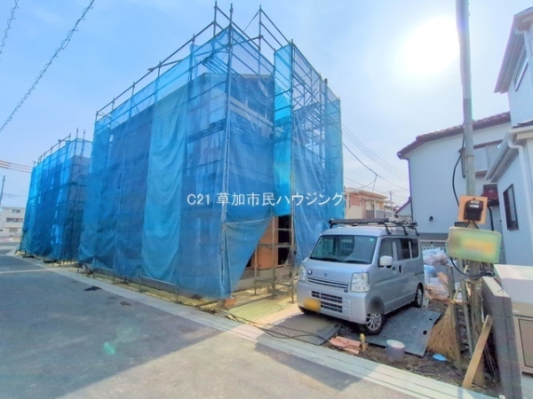 草加市長栄1丁目　新築一戸建て　第2期E号棟
