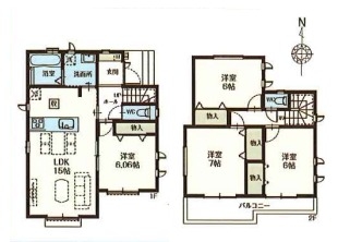草加市長栄1丁目　新築一戸建て　第2期A号棟