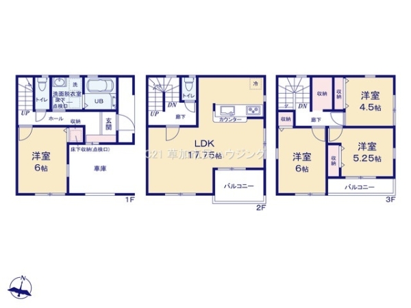 草加市柳島町　新築一戸建て　9期