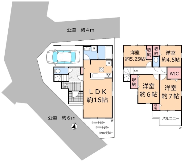 草加市柳島町　新築一戸建て　全1棟