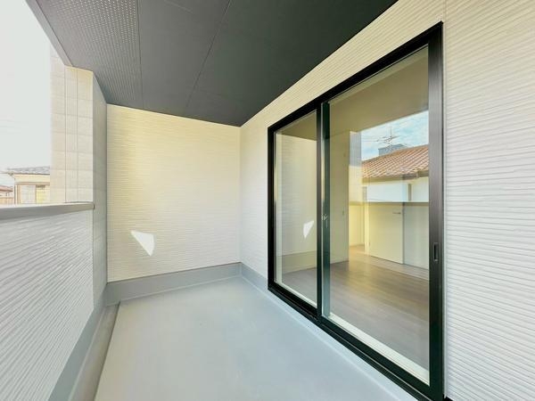 草加市小山1丁目 新築一戸建て 2期1号棟(バルコニー)