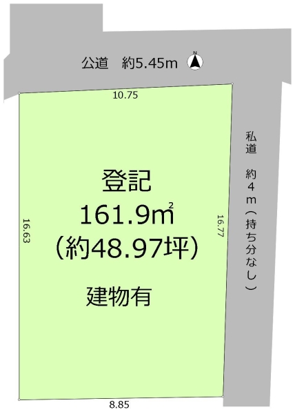 草加市両新田東町　売地