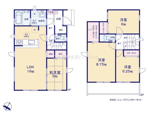 八潮市南川崎　新築一戸建て　3期1号棟