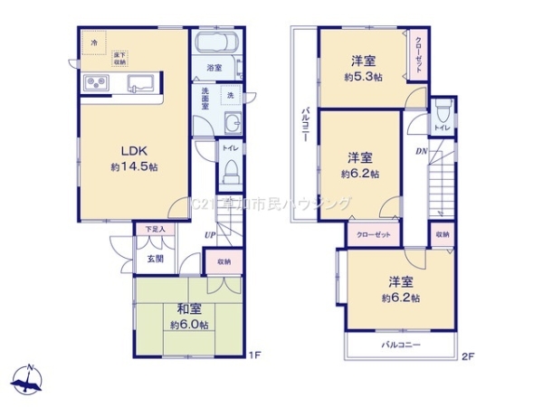 草加市北谷２丁目の中古一戸建て