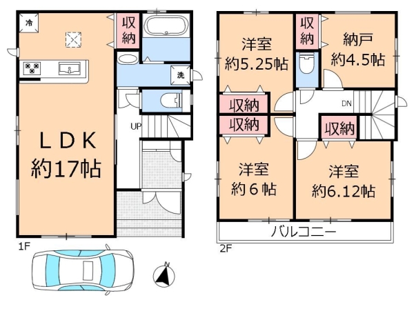 八潮市八潮6丁目　新築一戸建て　4期　A号棟