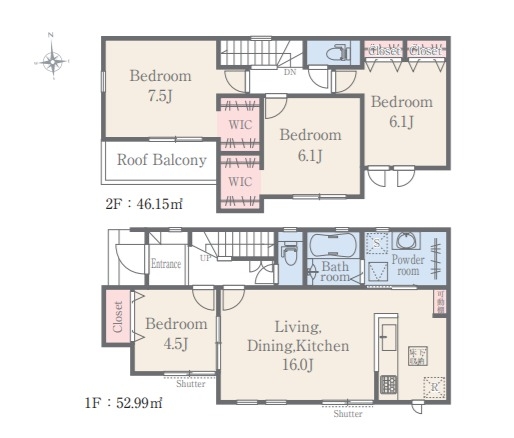 草加市西町　新築一戸建て　第3期