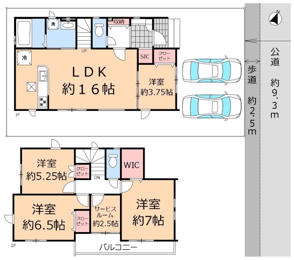 草加市青柳6丁目　新築一戸建て　20期　1号棟