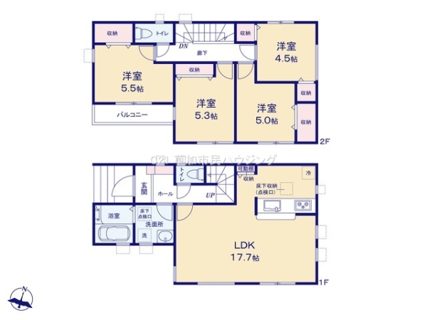 草加市金明町　新築一戸建て