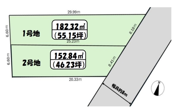 草加市青柳8丁目　売地　2号地