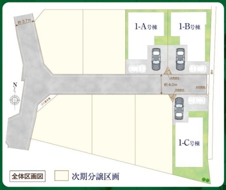 草加市谷塚町　新築一戸建て　第1期B号棟