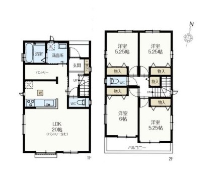 八潮市鶴ケ曽根　新築一戸建て　A号棟