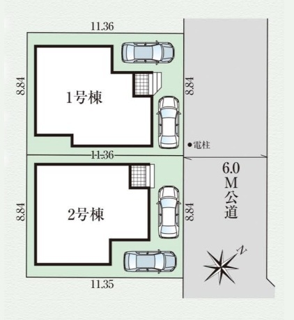 八潮市鶴ケ曽根　新築一戸建て　8期1号棟