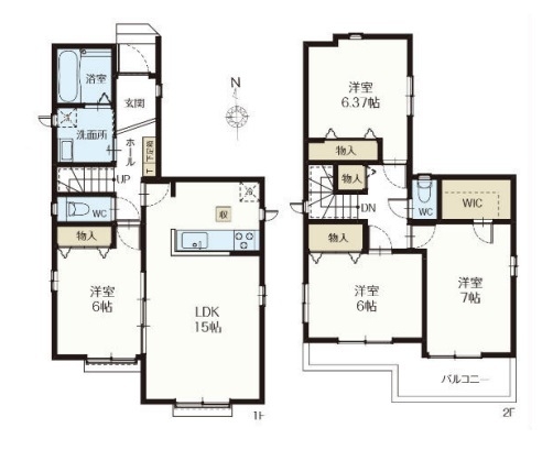 草加市西町 新築一戸建て C号棟