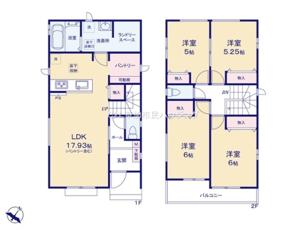 草加市苗塚町　新築一戸建て　B号棟