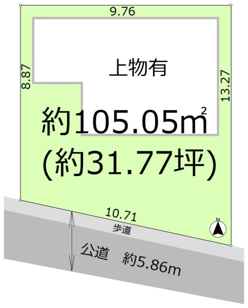 草加市氷川町の土地