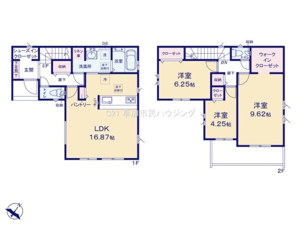 草加市青柳6丁目　新築一戸建て　35期