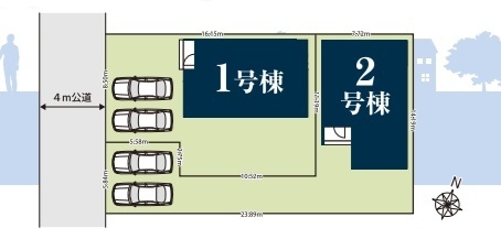 八潮市中央3丁目　新築一戸建て　7期1号棟
