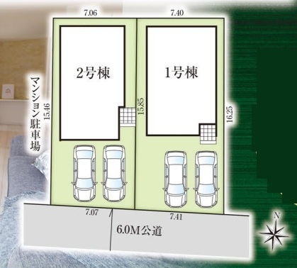 八潮市西袋　新築一戸建て　2期1号棟