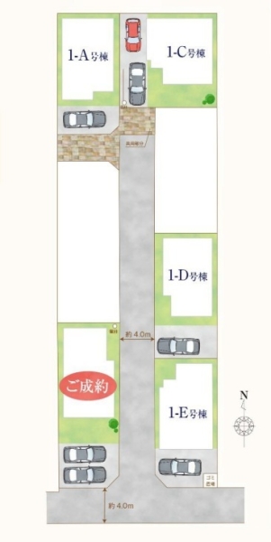 草加市西町　新築一戸建て　A号棟