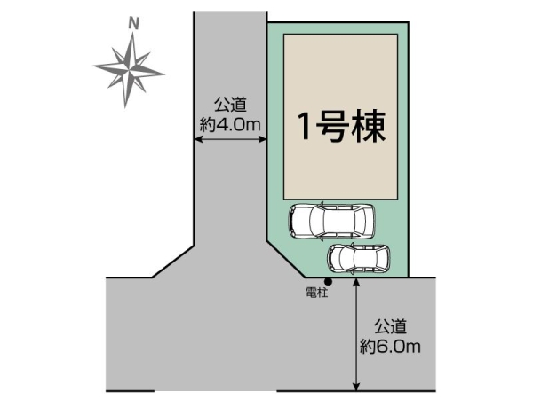 草加市稲荷6丁目　新築一戸建て