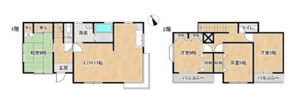 八潮市木曽根　中古一戸建て