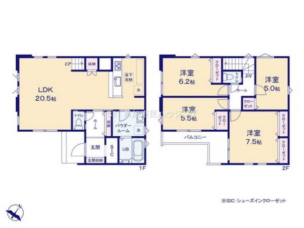 草加市遊馬町　新築一戸建て　1期