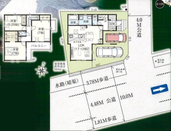八潮市上馬場　新築一戸建て