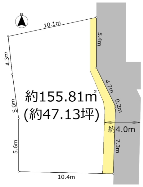 草加市谷塚上町の土地