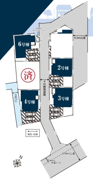 草加市八幡町　新築一戸建て　9期3号棟