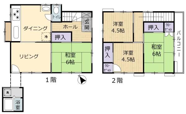 千葉市花見川区長作町の中古一戸建て