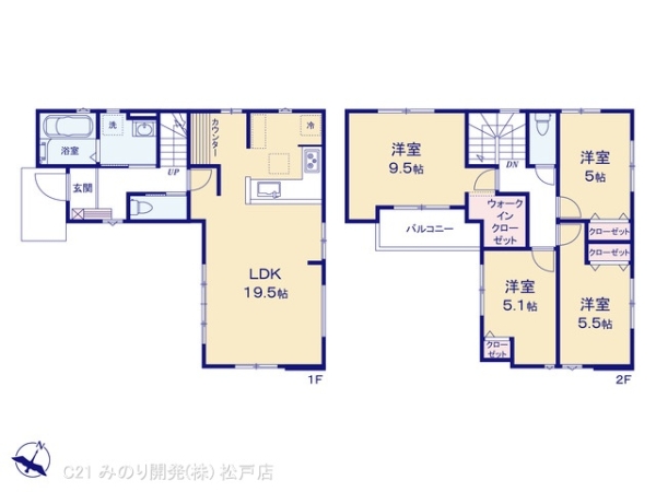 柏市新逆井１丁目の新築一戸建