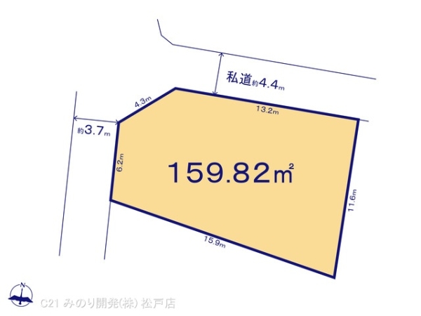 柏市宿連寺の売土地