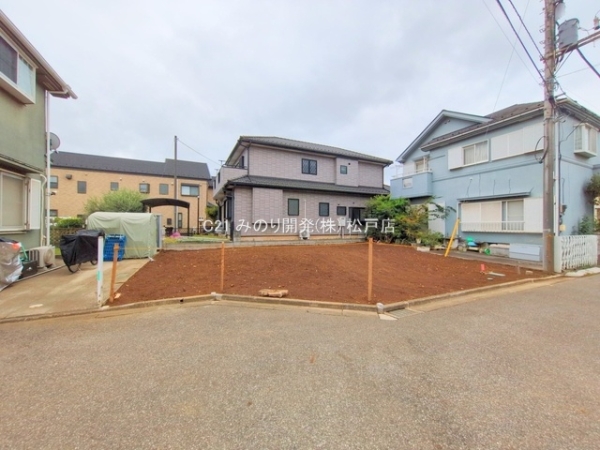 柏市花野井の土地(現地土地写真)