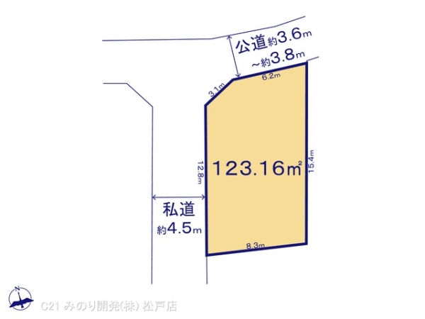 柏市篠籠田の売土地