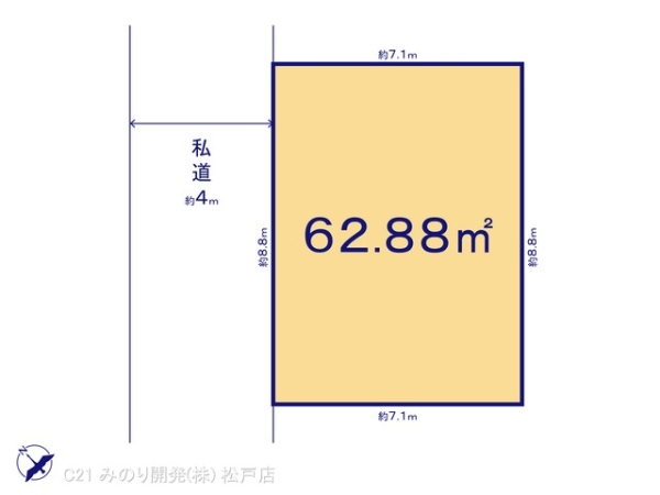 松戸市稔台の売土地